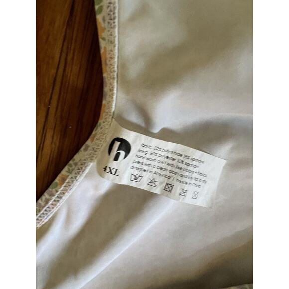 Honey Mark Tankini‎ Swim Top 4XL Floral - Picture 3 of 4